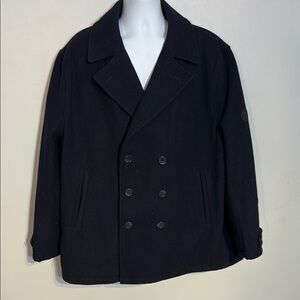 Ben Sherman Navy Pea Coat NWT size XXL